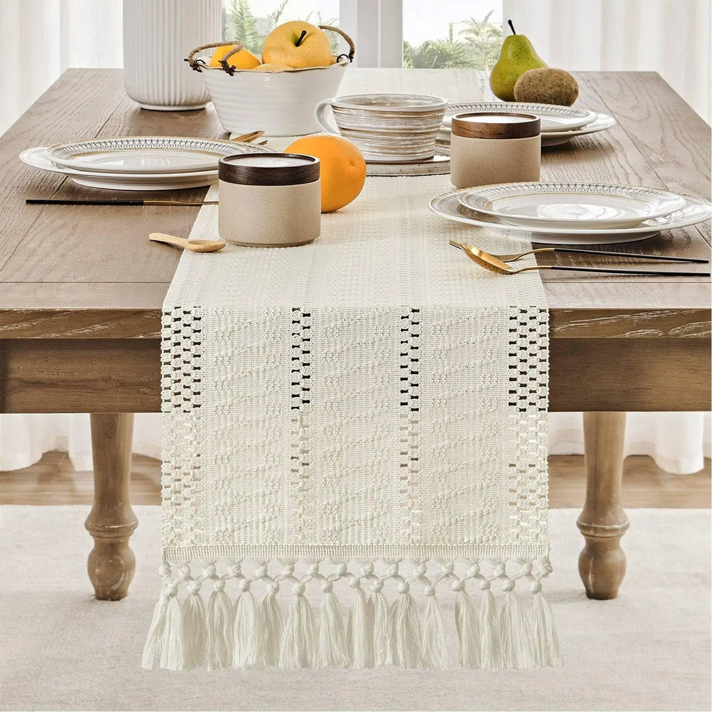 Caminho de Mesa para Decorar com Estilo Boho