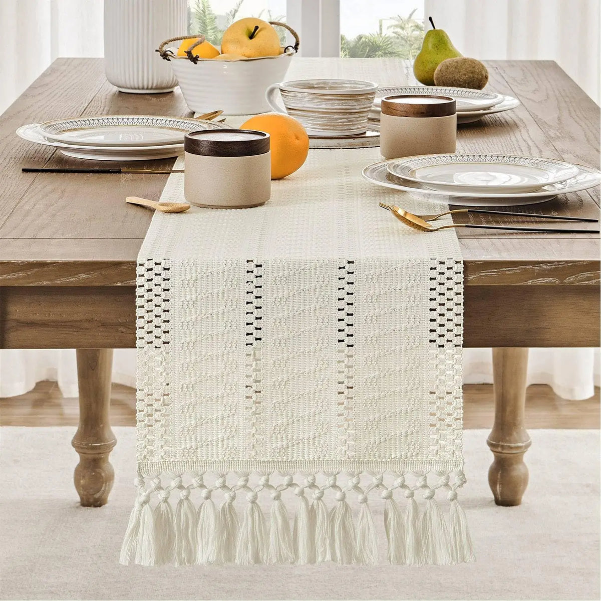 Caminho de Mesa para Decorar com Estilo Boho