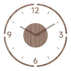 PROMO OUTLET - Relógio de Parede Decorativo Moderno de Madeira - WoodCraft Elite