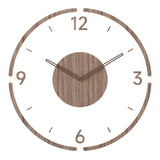 PROMO OUTLET - Relógio de Parede Decorativo Moderno de Madeira - WoodCraft Elite