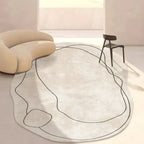 PROMO OUTLET - Tapete Decorativo Orgânico Abstrato Irregular - Coleção Atenas