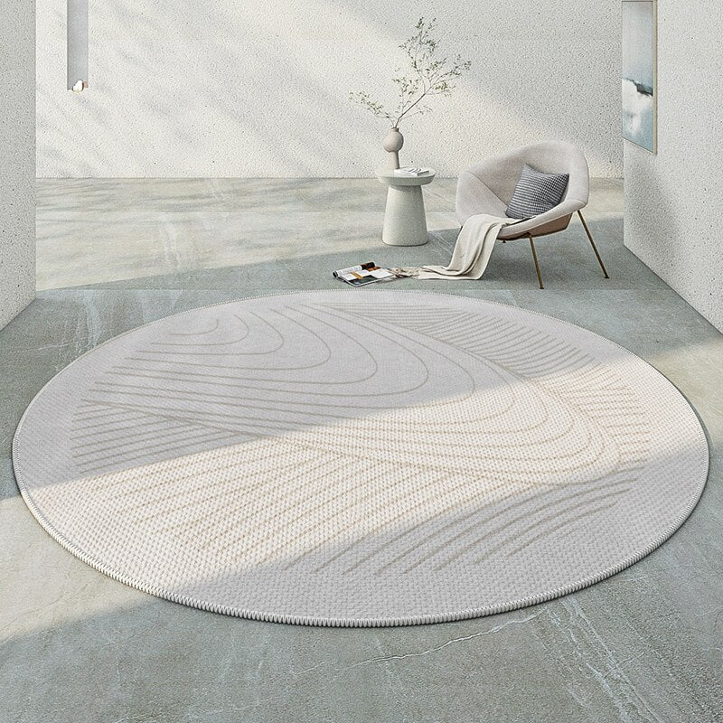 Tapete Decorativo Moderno Redondo - Coleção Japão
