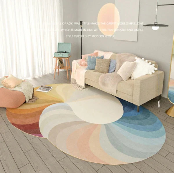 PROMO OUTLET - Tapete Decorativo Orgânico Abstrato Irregular - Nordic Europe