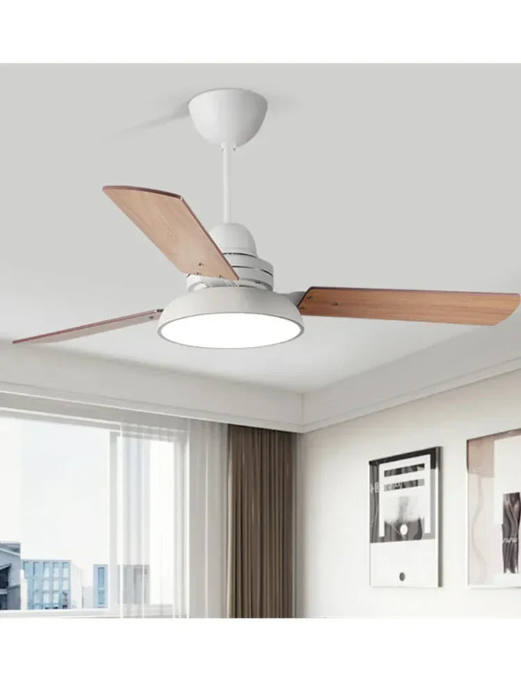 Ventilador de teto moderno com Luminária - ZenithBreeze Street