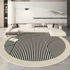 PROMO OUTLET - Tapete Decorativo Orgânico Moderno Redondo - Coleção Paris