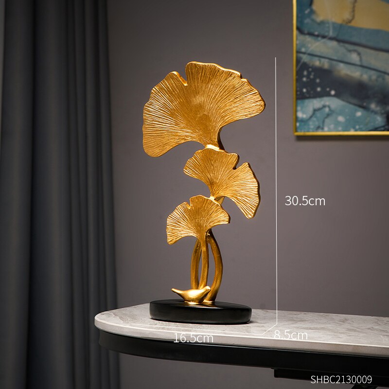 Escultura estátuas decorativa - Folhas do Outono