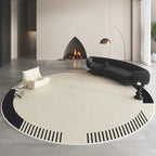 PROMO OUTLET - Tapete Decorativo Orgânico Moderno Redondo - Coleção Paris