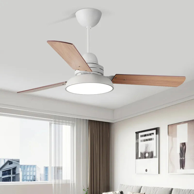 Ventilador de teto moderno com Luminária - ZenithBreeze Street