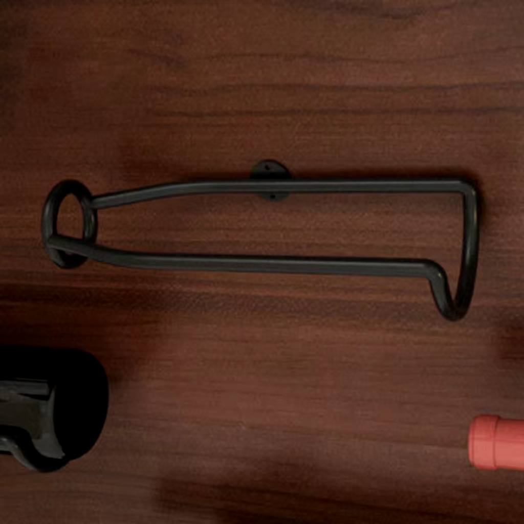 Suporte de Parede para Vinho em Metal para Armazenamento e Exibição de Vinhos