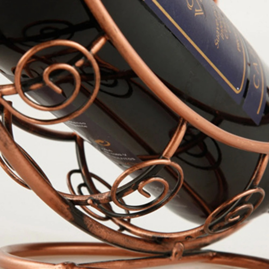 Suporte para Vinho e Taças em Metal