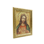 Quadro Sagrado Coração de Jesus 20X25 Moldura Simples