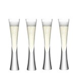Taças de Champanhe Elegantes em Vidro