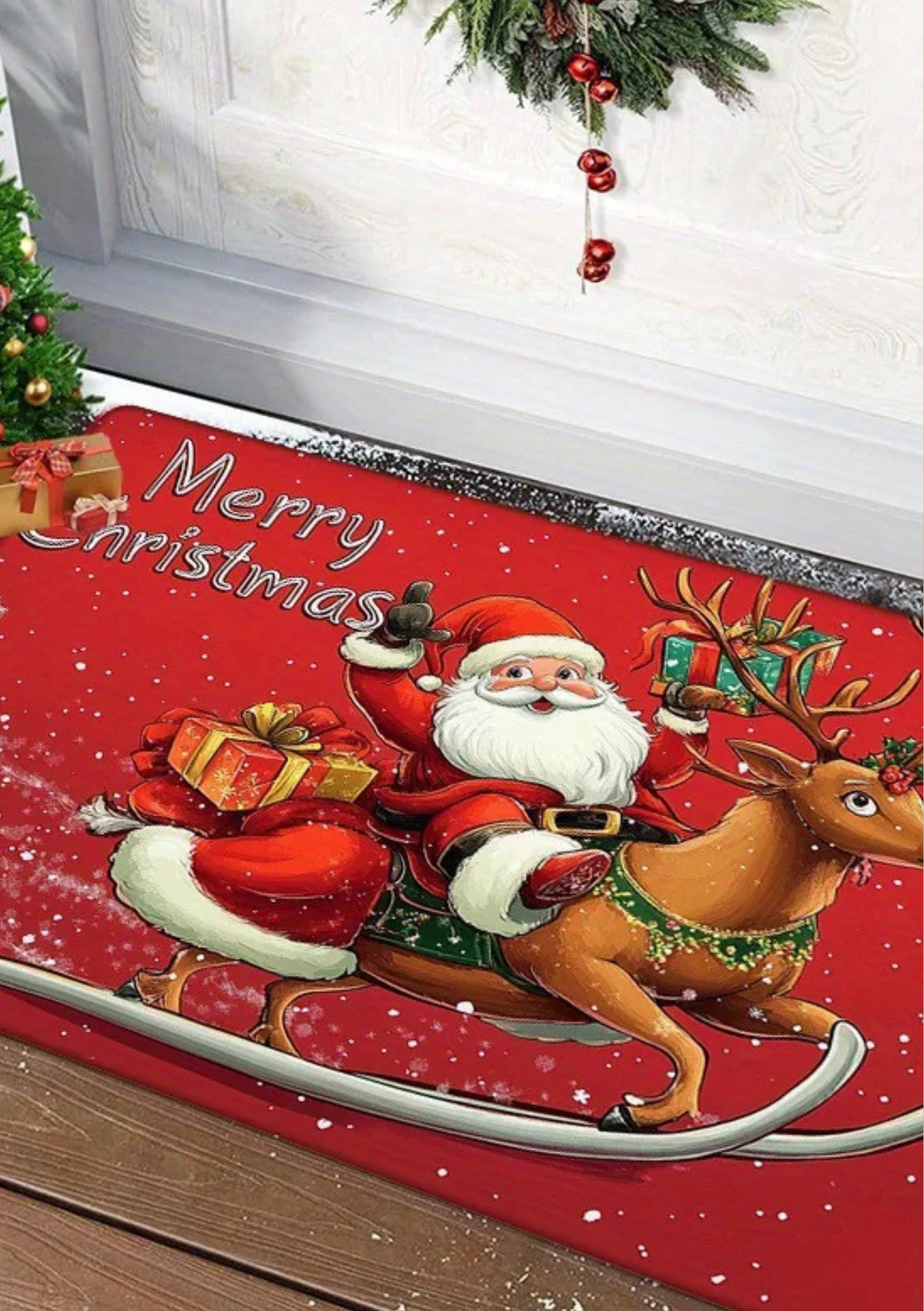 Tapete de Porta Feliz Natal
