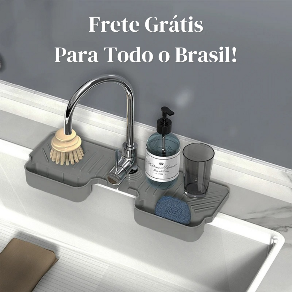 Tapete de Torneira para Cozinha em Silicone Splash Pad