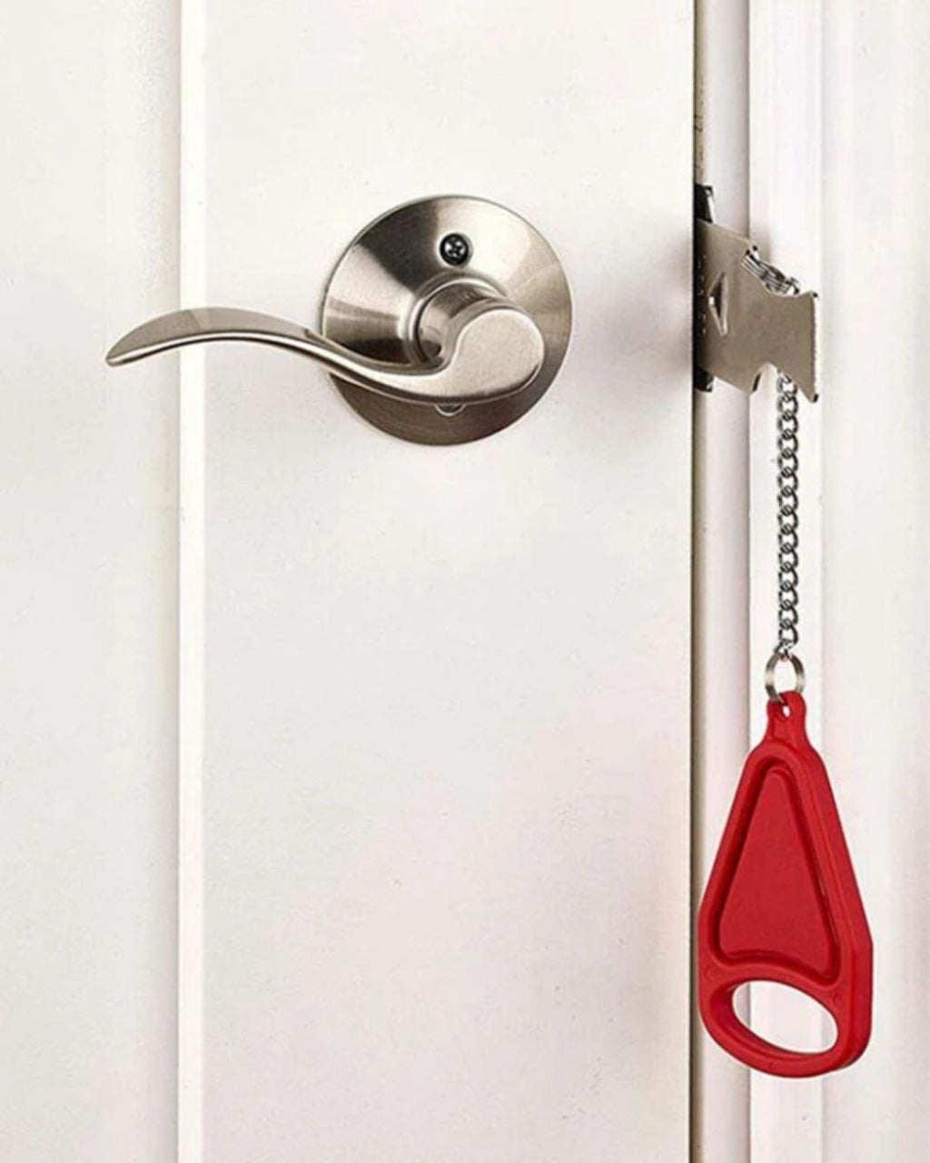 Trava de Porta Portátil para Segurança e Autodefesa Leve e Fácil de Usar