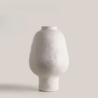 Vaso de Cerâmica com Padrão de Martelo