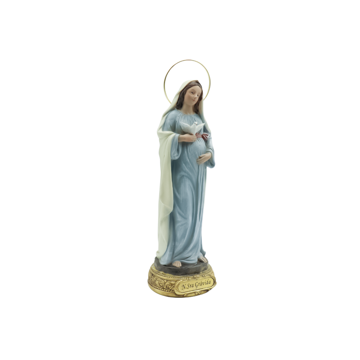 Imagem Nossa Senhora Grávida 20 cm (Linha EURO) resina