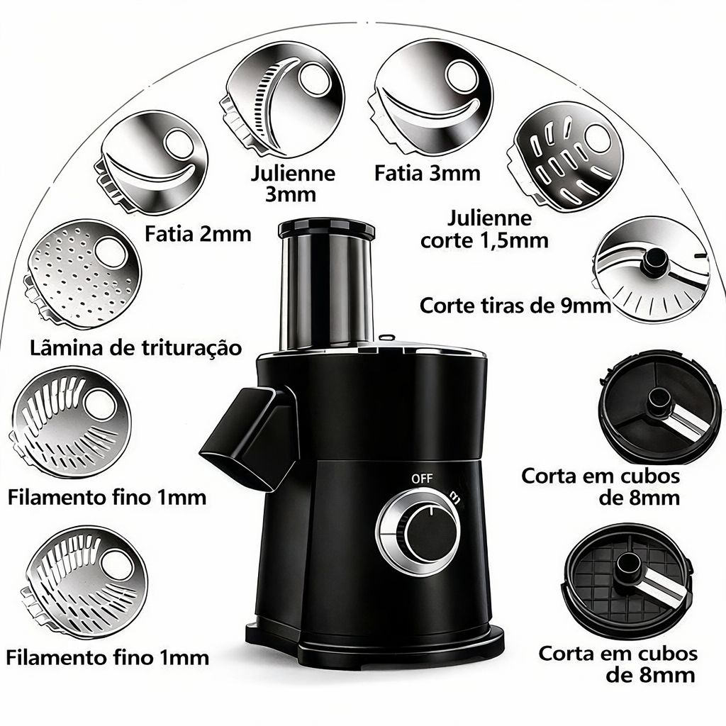 🔪 Kit Extra de 8 Lâminas para TurboCorte