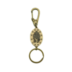 Chaveiro Nossa Senhora das Graças 4cm Mosquetão Ouro Velho
