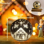 Cenário Iluminado em Esfera - Nascimento de Jesus