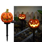 Kit Luminária Solar Abóbora Decorativa - Halloween