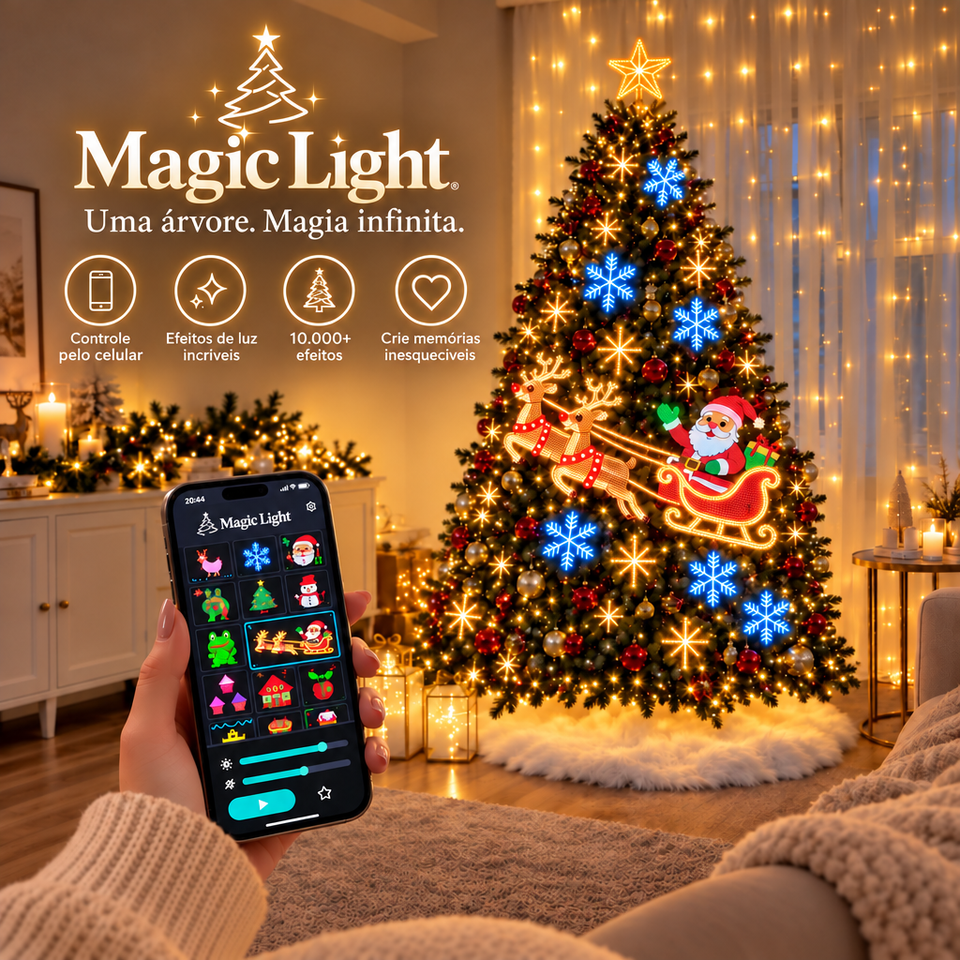 Magic Light: pisca-pisca LED inteligente controlado pelo celular