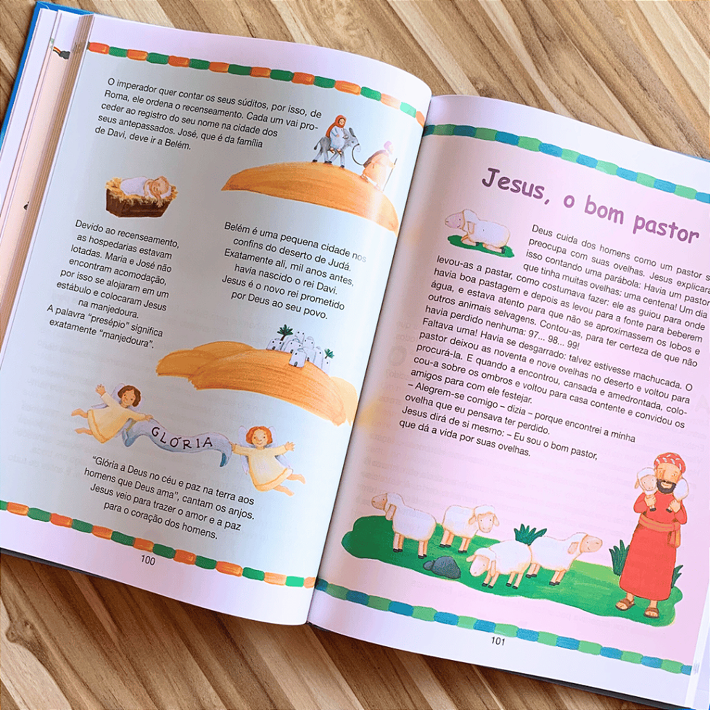 A Bíblia Infantil  Ave Maria Capa Flexível
