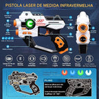 Game Laser Tag com Projetor + 2 pistolas