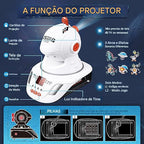 Game Laser Tag com Projetor + 2 pistolas