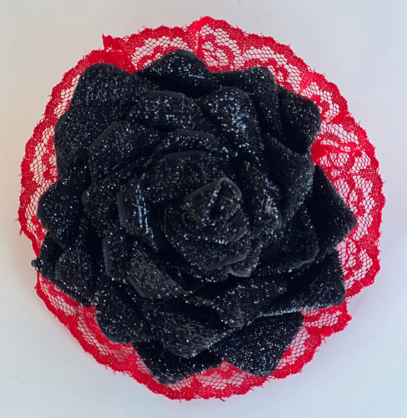 Rosa Preta com Glitter